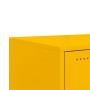 Mesa de centro acero amarillo mostaza 68x50x43,5 cm
