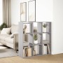 Librería divisor madera ingeniería gris Sonoma 102x29x103,5 cm