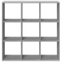 Librería divisor madera ingeniería gris Sonoma 102x29x103,5 cm