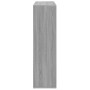 Librería divisor madera ingeniería gris Sonoma 102x29x103,5 cm