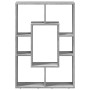 Estantería de madera de ingeniería gris Sonoma 63x20x90 cm