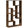 Estantería madera de ingeniería roble ahumado 72x20x120 cm