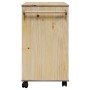 Carrito de cocina OTTA madera maciza de pino 59x45x80 cm