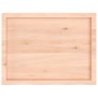 Tablero de mesa madera maciza roble sin tratar 80x60x(2-4) cm