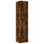 Aparador de madera de ingeniería roble ahumado 40x42,5x185 cm