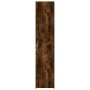 Aparador de madera de ingeniería roble ahumado 40x42,5x185 cm