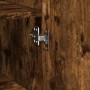 Aparador de madera de ingeniería roble ahumado 40x42,5x185 cm