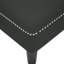 Tumbona con almohada y reposabrazo derecho terciopelo negro