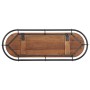 Perchero de pared con 5 ganchos madera maciza reciclada