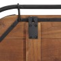 Perchero de pared con 5 ganchos madera maciza reciclada