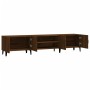 Mueble para TV madera contrachapada marrón roble 180x31,5x40 cm
