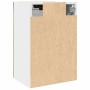 Armario vitrina colgante madera envejecida 40x31x60 cm