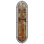 Percheros de pared con 4 ganchos 2 uds madera maciza reciclada