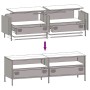 Mueble TV acero laminado en frío verde oliva 135x39x43,5 cm