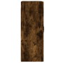 Armarios de pared 2 uds madera de ingeniería roble ahumado