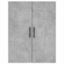 Armario de pared 2 unidades gris hormigón 69,5x34x90 cm