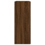 Armarios de pared 2 uds madera de ingeniería marrón roble