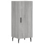 Aparador alto madera contrachapada gris Sonoma 34,5x34x180 cm