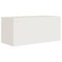 Armario archivador de acero blanco 90x40x40 cm