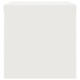 Armario archivador de acero blanco 90x40x40 cm