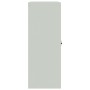 Armario archivador de acero gris claro 90x40x105 cm