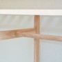Armario de tela y madera de pino 110x40x170 cm