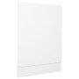 Panel para lavavajillas madera contrachapada blanco 45x3x67 cm