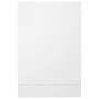 Panel para lavavajillas madera contrachapada blanco 45x3x67 cm