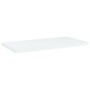 Estantes de estantería 4 uds contrachapada blanco 40x20x1,5 cm