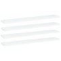 Estantes para estantería 4 uds contrachapada blanco 60x10x1,5cm