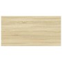 Estante estantería 4 uds contrachapada roble Sonoma 60x30x1,5cm