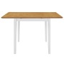 Juego de muebles de comedor 3 piezas MDF blanco