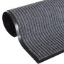Felpudos de PVC 4 unidades gris 90x60 cm