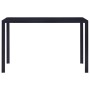 Conjunto de mesa y sillas de comedor 7 piezas gris