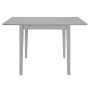 Juego de muebles de comedor 5 piezas MDF gris
