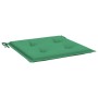 Cojines de silla de jardín 6 uds tela Oxford verde 50x50x3 cm