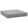 Cojines para palets 3 unidades tela Oxford gris