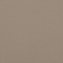 Cojines de silla de jardín 4 uds tela Oxford taupé 50x50x3 cm