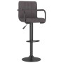 Taburete de cocina tela gris topo