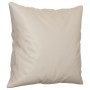 Cojines decorativos 2 uds tela microfibra crema 40x40 cm