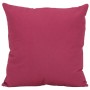 Juego de cojines 7 piezas tela rosa