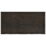 Estante pared madera roble tratada marrón oscuro 120x60x(2-6)cm