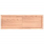 Tablero mesa madera tratada borde natural marrón 120x40x(2-6)cm