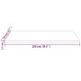 Tablero de mesa rectangular madera maciza de pino 100x50x2,5 cm