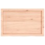 Tablero de mesa madera maciza roble sin tratar 80x50x(2-4) cm