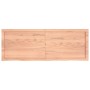Tablero mesa madera roble tratada marrón claro 140x50x(2-4) cm