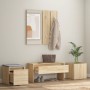 Juego de muebles de recibidor madera contrachapada roble Sonoma
