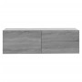 Mueble para TV madera contrachapada gris Sonoma 100x30x30 cm