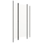 Biombo divisor de 3 paneles blanco 150x180 cm