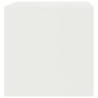 Mueble para TV madera contrachapada blanco 80x40x40 cm